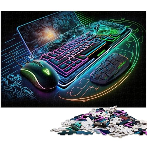 1000-teiliges Puzzle für Erwachsene, Neon-Retro-Spiele, Puzzles für Erwachsene, Denkspiel für Teenager, 50x75cm/19,68x29,52 Zoll 1000-teiliges Puzzle für Erwachsene, Neon-Retro-Spiele, Puzzles für Erwachsene, Denkspiel für Teenager, 50x75cm/19,68x29,52 Zoll von MrChunlong