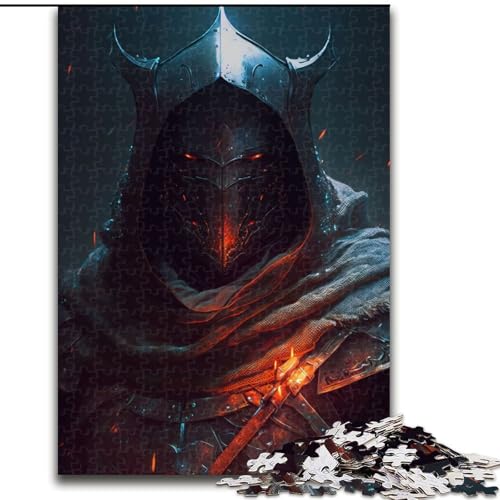 1000-teiliges Puzzle für Erwachsene, Panzerritter-Puzzle aus Holz, anspruchsvolles Denkspiel für Teenager, Spaß für den Familienspieleabend, 1000 Teile(50x75cm) von MrChunlong