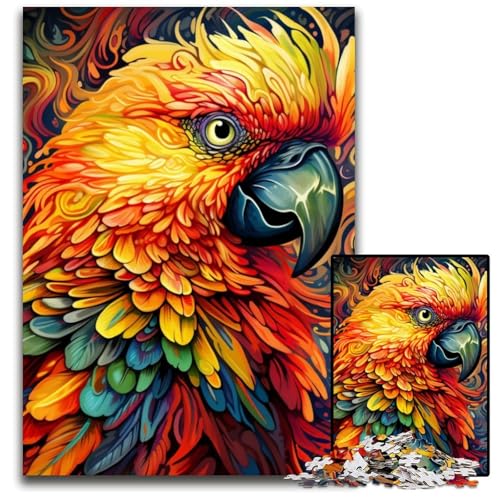 1000-teiliges Puzzle für Erwachsene, Papageien-Puzzle für Erwachsene, Denkspiel für Teenager, 26x38cm/10,23x14,96 Zoll 1000-teiliges Puzzle für Erwachsene, Papageien-Puzzle für Erwachsene, Denkspiel für Teenager, 26x38cm/10,23x14,96 Zoll von MrChunlong