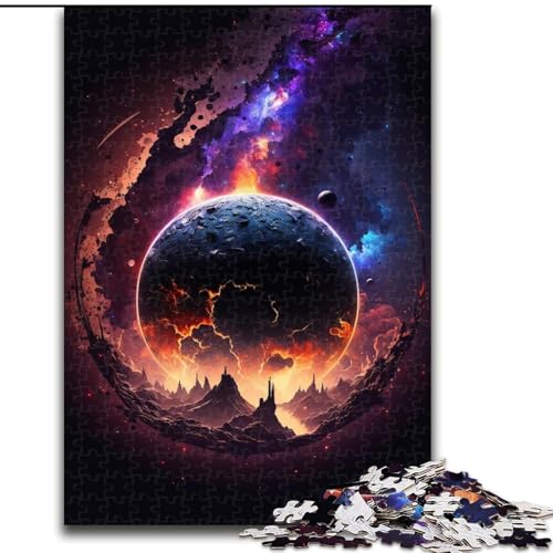 1000-teiliges Puzzle für Erwachsene, Planetenfarben-Baum-Puzzle aus Pappe, anspruchsvolles Denkspiel für Teenager, Spaß für den Familienspieleabend, 1000 Teile(26x38cm) von MrChunlong