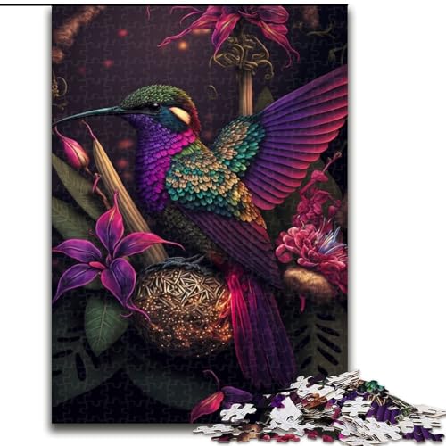 1000-teiliges Puzzle für Erwachsene, bunter Kolibri, aus Holz, ideal für Familienspaß, Entspannung, 50x75cm, für Teenager und Familienspaß 1000-teiliges Puzzle für Erwachsene, bunter Kolibri, aus Holz, ideal für Familienspaß, Entspannung, 50x75cm, für Teenager und Familienspaß von MrChunlong