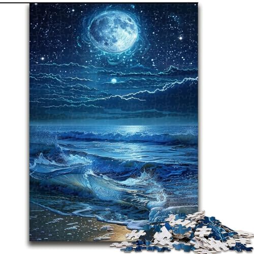 1000-teiliges Puzzle für Erwachsene, buntes Eiffelturm-Puzzle aus Pappe, mit interaktivem Familienspiel, Kinder ab 14 Jahren, 1000 Teile(26x38cm) von MrChunlong