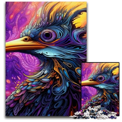 1000-teiliges Puzzle für Erwachsene, buntes Specht-Holzpuzzle, schwieriges Denkspiel für Jugendliche, 50x75cm/19,68x29,52 Zoll 1000-teiliges Puzzle für Erwachsene, buntes Specht-Holzpuzzle, schwieriges Denkspiel für Jugendliche, 50x75cm/19,68x29,52 Zoll von MrChunlong