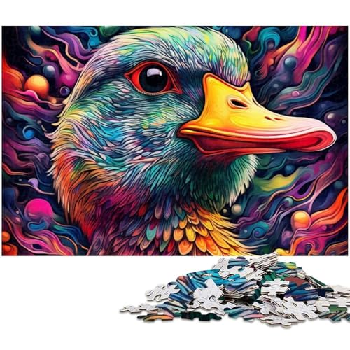 1000-teiliges Puzzle für Erwachsene, buntes süßes Enten-Puzzle für Erwachsene, perfekt für Halloween, Weihnachten, Geburtstagsgeschenk, 50x75cm/19,68x29,52 Zoll 1000-teiliges Puzzle für Erwachsene, buntes süßes Enten-Puzzle für Erwachsene, perfekt für Halloween, Weihnachten, Geburtstagsgeschenk, 50x75cm/19,68x29,52 Zoll von MrChunlong