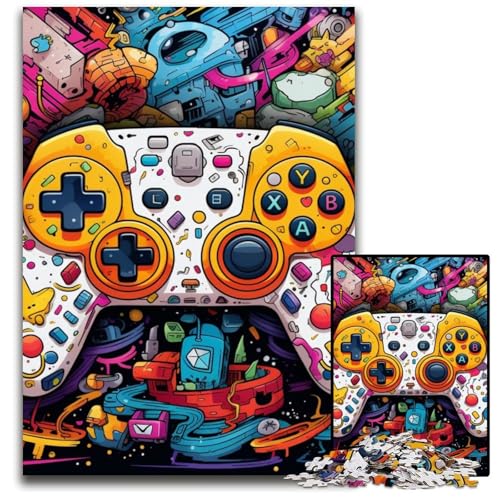 1000-teiliges Puzzle für Erwachsene, farbenfrohes Spiel, Puzzles für Erwachsene, Denksportspiel für Teenager, 50x75cm/19,68x29,52 Zoll 1000-teiliges Puzzle für Erwachsene, farbenfrohes Spiel, Puzzles für Erwachsene, Denksportspiel für Teenager, 50x75cm/19,68x29,52 Zoll von MrChunlong