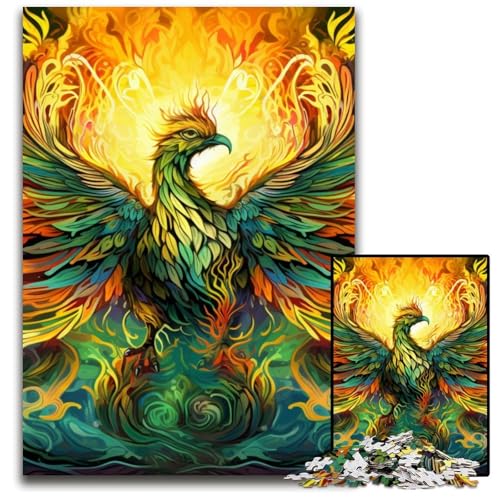 1000-teiliges Puzzle für Erwachsene, grüner Pfau, Puzzle für Erwachsene, perfekt für Halloween, Weihnachten, Geburtstagsgeschenk, 50x75cm/19,68x29,52 Zoll 1000-teiliges Puzzle für Erwachsene, grüner Pfau, Puzzle für Erwachsene, perfekt für Halloween, Weihnachten, Geburtstagsgeschenk, 50x75cm/19,68x29,52 Zoll von MrChunlong