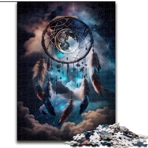 1000-teiliges Puzzle für Erwachsene, magischer Traumfänger, aus Holz, entspannende Unterhaltung, Heimdekoration, 1000 Teile(50x75cm) von MrChunlong