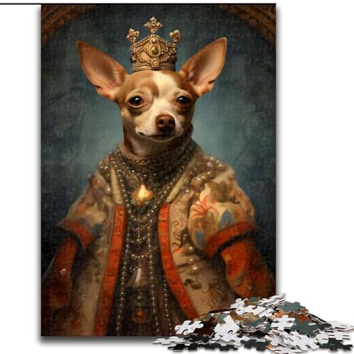 1000-teiliges Puzzle für Erwachsene, verwöhntes Welpen-Puzzle aus Pappe, anspruchsvolles Denkspiel für Teenager, Spaß für den Familienspieleabend, 1000 Teile(26x38cm) von MrChunlong