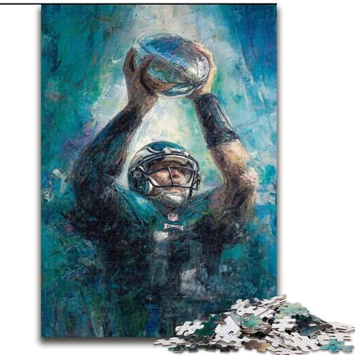 1000-teiliges Puzzle für Erwachsene und Jugendliche, American Football, Lernspielzeug, Familienspiele, einzigartige Geburtstags- und Geschenkideen (Größe 50x75cm) von MrChunlong