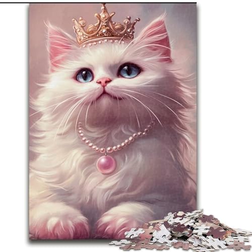 1000-teiliges Puzzle für Erwachsene und Jugendliche, Anime-Katze, Elefantenspielzeug, Denkspiel, Geburtstagsgeschenk, Geschenke, Wandkunst, für Kinder ab 14 Jahren (Größe 26x38cm) von MrChunlong