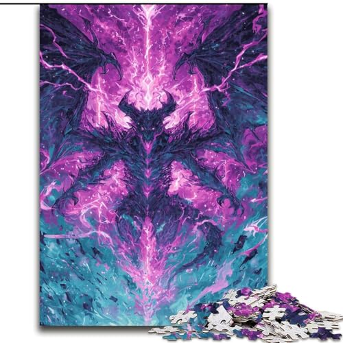 1000-teiliges Puzzle für Erwachsene und Jugendliche, Dämon, Lernspielzeug und Spiele für Erwachsene und Jugendliche (Größe 26x38cm) von MrChunlong