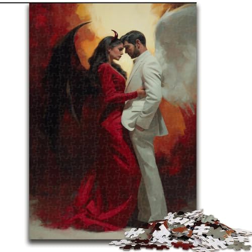 1000-teiliges Puzzle für Erwachsene und Jugendliche, Dämonen und Engel, Lernspielzeug und Spiele für Erwachsene und Jugendliche (Größe 26x38cm) von MrChunlong