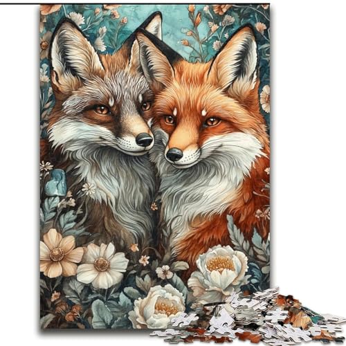 1000-teiliges Puzzle für Erwachsene und Jugendliche, Fantasy-Fuchs, Lernspielzeug und Spiele für Erwachsene und Jugendliche (Größe 26x38cm) von MrChunlong