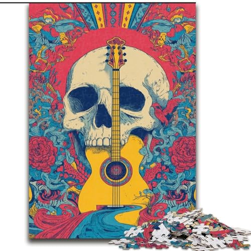 1000-teiliges Puzzle für Erwachsene und Jugendliche, Fantasy-Skelett, Elefantenspielzeug, Denkspiel, Geburtstagsgeschenk, Geschenke, Wandkunst für Kinder ab 14 Jahren (Größe 26x38cm) von MrChunlong