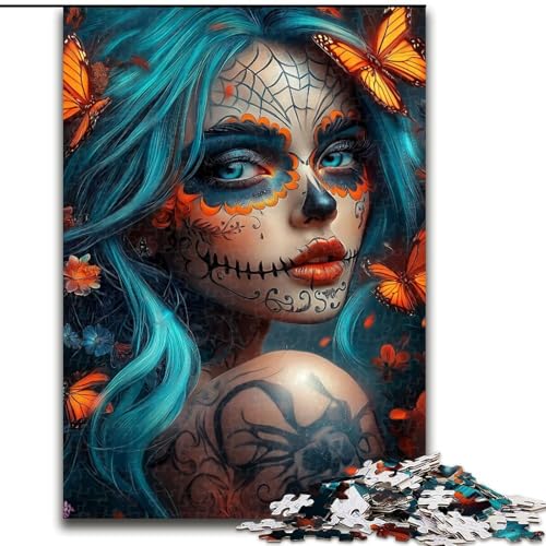 1000-teiliges Puzzle für Erwachsene und Jugendliche, Fantasy-Skelett, Elefantenspielzeug, Denkspiel, Geburtstagsgeschenk, Geschenke, Wandkunst für Kinder ab 14 Jahren (Größe 26x38cm) von MrChunlong