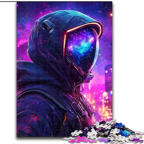 1000-teiliges Puzzle für Erwachsene und Jugendliche, Galaxy Space Warrior, Lernspiele, Heimdekoration, ganze Familie (Größe 50x75cm) von MrChunlong