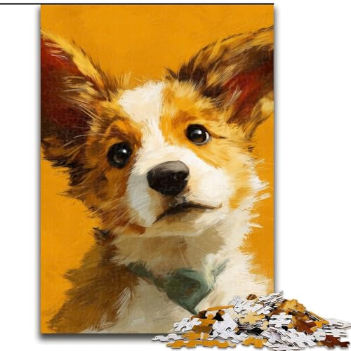 1000-teiliges Puzzle für Erwachsene und Jugendliche, Hund, Elefantenspielzeug, Denkspiel, Geburtstagsgeschenk, Geschenke, Wandkunst, für Kinder ab 14 Jahren (Größe 26x38cm) von MrChunlong