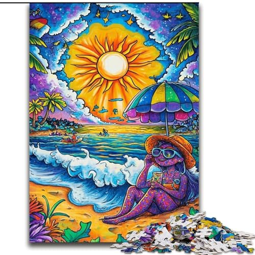 1000-teiliges Puzzle für Erwachsene und Jugendliche, Traumstrand, Lernspiele, Heimdekoration, geeignet für die Schreibtischdekoration (Größe 26x38cm) von MrChunlong