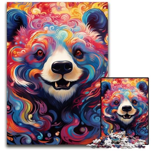 Art Panda 1000-teiliges Puzzle, anspruchsvolles Denkspiel, Familienaktivität, Heimdekoration, 26x38cm/10,23x14,96 Zoll Art Panda 1000-teiliges Puzzle, anspruchsvolles Denkspiel, Familienaktivität, Heimdekoration, 26x38cm/10,23x14,96 Zoll von MrChunlong