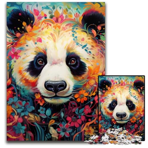 Art Panda Puzzle 1000 Teile für Erwachsene, Papppuzzle, ideal für Teenager und Sammler, Reisegeschenk, Familienaktivität, 26x38cm/10,23x14,96 Zoll Art Panda Puzzle 1000 Teile für Erwachsene, Papppuzzle, ideal für Teenager und Sammler, Reisegeschenk, Familienaktivität, 26x38cm/10,23x14,96 Zoll von MrChunlong