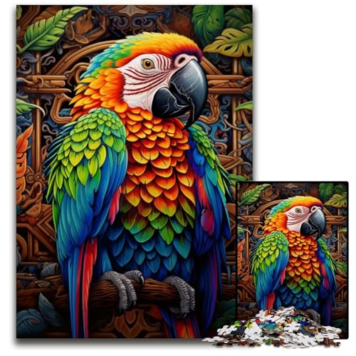 Art Parrot Puzzle für Erwachsene, 1000-teiliges Puzzle für Erwachsene, Familie und Freunde, geeignet für Kinder ab 14 Jahren, 26x38cm/10,23x14,96 Zoll Art Parrot Puzzle für Erwachsene, 1000-teiliges Puzzle für Erwachsene, Familie und Freunde, geeignet für Kinder ab 14 Jahren, 26x38cm/10,23x14,96 Zoll von MrChunlong