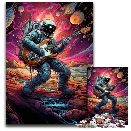 Astronauten-Puzzle, 1000 Teile, Holzpuzzle für Erwachsene, anspruchsvolles Denkspiel – entspannendes Spielzeug für Teenager, 50x75cm/19,68x29,52 Zoll von MrChunlong
