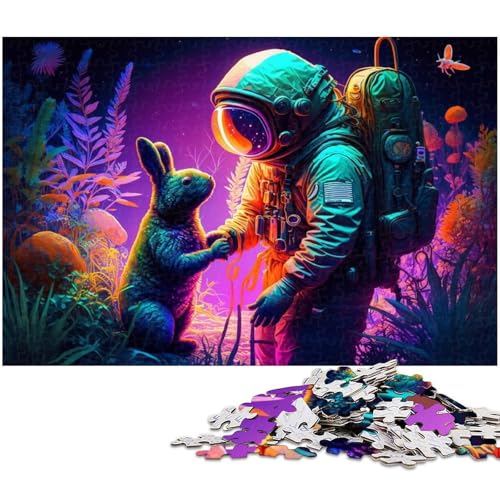 Astronauten-Puzzle, 1000 Teile, anspruchsvolles Denkspiel, Familienaktivität, Heimdekoration, 26x38cm/10,23x14,96 Zoll Astronauten-Puzzle, 1000 Teile, anspruchsvolles Denkspiel, Familienaktivität, Heimdekoration, 26x38cm/10,23x14,96 Zoll von MrChunlong