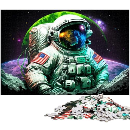 Astronauten-Puzzle 1000 Teile für Erwachsene, anspruchsvolles Rätsel, Denksportaufgabe, Spiel für Erwachsene, interaktive Familienaktivität, 26x38cm/10,23x14,96 Zoll Astronauten-Puzzle 1000 Teile für Erwachsene, anspruchsvolles Rätsel, Denksportaufgabe, Spiel für Erwachsene, interaktive Familienaktivität, 26x38cm/10,23x14,96 Zoll von MrChunlong