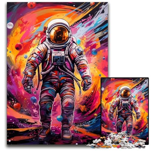 Astronauten-Puzzle 1000 Teile für Erwachsene, anspruchsvolles Rätsel, Denksportaufgabe, Spiel für Erwachsene, interaktive Familienaktivität, 26x38cm/10,23x14,96 Zoll Astronauten-Puzzle 1000 Teile für Erwachsene, anspruchsvolles Rätsel, Denksportaufgabe, Spiel für Erwachsene, interaktive Familienaktivität, 26x38cm/10,23x14,96 Zoll von MrChunlong