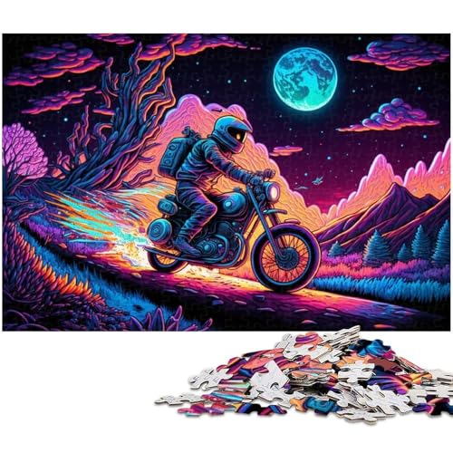 Astronauten-Puzzle 1000 Teile für Erwachsene, anspruchsvolles Rätsel, Denksportaufgabe, Spiel für Erwachsene, interaktive Familienaktivität, 26x38cm/10,23x14,96 Zoll Astronauten-Puzzle 1000 Teile für Erwachsene, anspruchsvolles Rätsel, Denksportaufgabe, Spiel für Erwachsene, interaktive Familienaktivität, 26x38cm/10,23x14,96 Zoll von MrChunlong