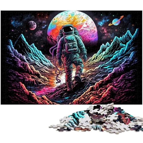 Astronauten-Puzzle für Erwachsene, 1000 Teile, Holzpuzzle, anspruchsvolles Denkspiel für Teenager, Spaß für den Familienspieleabend, 50x75cm/19,68x29,52 Zoll Astronauten-Puzzle für Erwachsene, 1000 Teile, Holzpuzzle, anspruchsvolles Denkspiel für Teenager, Spaß für den Familienspieleabend, 50x75cm/19,68x29,52 Zoll von MrChunlong