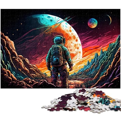Astronauten-Puzzle für Erwachsene, 1000-teiliges Puzzle für Erwachsene, Familie und Freunde, geeignet für Kinder ab 14 Jahren, 26x38cm/10,23x14,96 Zoll Astronauten-Puzzle für Erwachsene, 1000-teiliges Puzzle für Erwachsene, Familie und Freunde, geeignet für Kinder ab 14 Jahren, 26x38cm/10,23x14,96 Zoll von MrChunlong