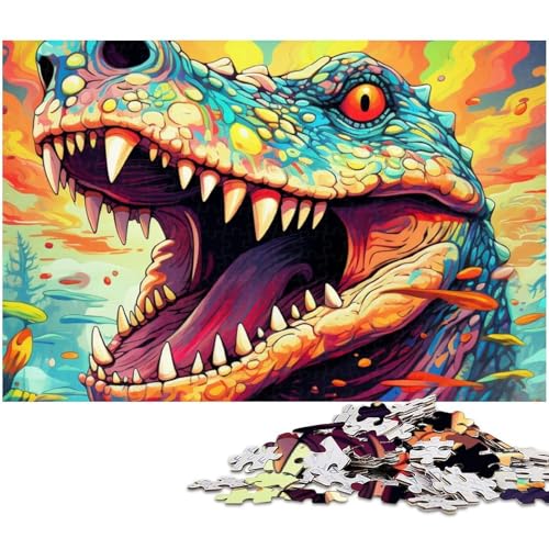 Bunte Krokodile 1000 Teile Puzzle Geschenke Unmögliche Puzzles für Erwachsene Herausfordernde Denksportaufgabe für Teenager, Familienspaß Interaktives Spiel 26x38cm/10,23x14,96 Zoll Bunte Krokodile 1000 Teile Puzzle Geschenke Unmögliche Puzzles für Erwachsene Herausfordernde Denksportaufgabe für Teenager, Familienspaß Interaktives Spiel 26x38cm/10,23x14,96 Zoll von MrChunlong