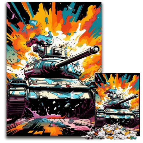 Bunter Kunstpanzer, 1000-teiliges Puzzle für Erwachsene, Papppuzzle, anspruchsvolles Denkspiel für Teenager, Spaß für den Familienspielabend, 26x38cm/10,23x14,96 Zoll Bunter Kunstpanzer, 1000-teiliges Puzzle für Erwachsene, Papppuzzle, anspruchsvolles Denkspiel für Teenager, Spaß für den Familienspielabend, 26x38cm/10,23x14,96 Zoll von MrChunlong