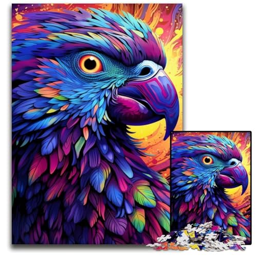 Bunter Papagei, 1000-teiliges Puzzle, Unmögliches Puzzle für Erwachsene, Ideal für Teenager und Sammler, Reisegeschenk, Familienaktivität, 50x75cm/19,68x29,52 Zoll Bunter Papagei, 1000-teiliges Puzzle, Unmögliches Puzzle für Erwachsene, Ideal für Teenager und Sammler, Reisegeschenk, Familienaktivität, 50x75cm/19,68x29,52 Zoll von MrChunlong