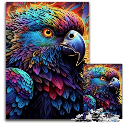 Bunter Papagei, 1000-teiliges Puzzle für Erwachsene, Unmögliches Puzzle für Erwachsene, Heimdekoration, 50x75cm/19,68x29,52 Zoll Bunter Papagei, 1000-teiliges Puzzle für Erwachsene, Unmögliches Puzzle für Erwachsene, Heimdekoration, 50x75cm/19,68x29,52 Zoll von MrChunlong