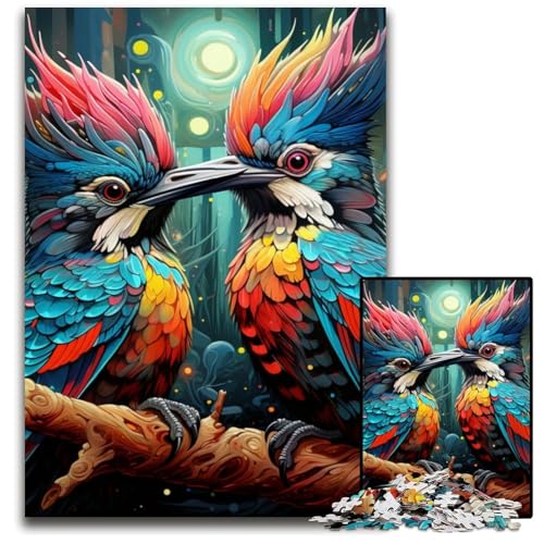 Bunter Specht, 1000-teiliges Puzzle, Holzpuzzle für Erwachsene, anspruchsvolles Denkspiel – entspannendes Spielzeug für Teenager, 50x75cm/19,68x29,52 Zoll Bunter Specht, 1000-teiliges Puzzle, Holzpuzzle für Erwachsene, anspruchsvolles Denkspiel – entspannendes Spielzeug für Teenager, 50x75cm/19,68x29,52 Zoll von MrChunlong