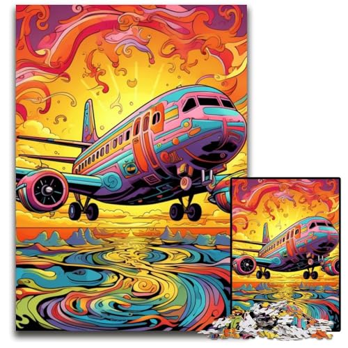 Buntes Flugzeug-Puzzle 1000 Teile für Erwachsene. Anspruchsvolles Rätsel, Denksportaufgabe, Spiel für Erwachsene, interaktive Familienaktivität, 26x38cm/10,23x14,96 Zoll Buntes Flugzeug-Puzzle 1000 Teile für Erwachsene. Anspruchsvolles Rätsel, Denksportaufgabe, Spiel für Erwachsene, interaktive Familienaktivität, 26x38cm/10,23x14,96 Zoll von MrChunlong