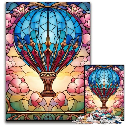 Buntes Kunst-Heißluftballon-Puzzle, 1000 Teile, Holzpuzzle für Erwachsene, anspruchsvolles Denkspiel – entspannendes Spielzeug für Teenager, 50x75cm/19,68x29,52 Zoll Buntes Kunst-Heißluftballon-Puzzle, 1000 Teile, Holzpuzzle für Erwachsene, anspruchsvolles Denkspiel – entspannendes Spielzeug für Teenager, 50x75cm/19,68x29,52 Zoll von MrChunlong