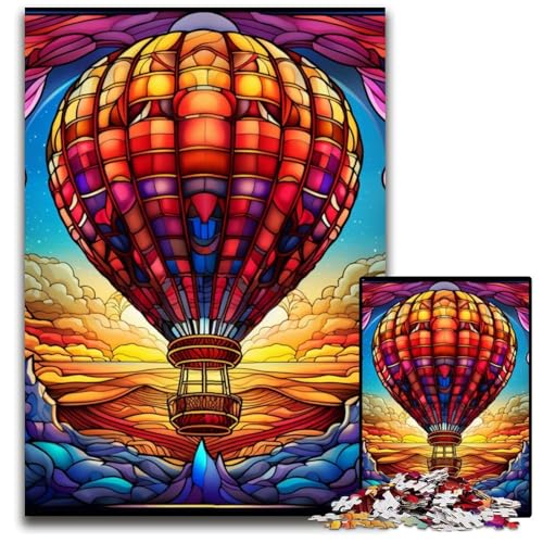 Buntes Kunst-Puzzle mit Heißluftballon, 1000 Teile, anspruchsvolles Denkspiel, Familienaktivität, Heimdekoration, 50x75cm/19,68x29,52 Zoll Buntes Kunst-Puzzle mit Heißluftballon, 1000 Teile, anspruchsvolles Denkspiel, Familienaktivität, Heimdekoration, 50x75cm/19,68x29,52 Zoll von MrChunlong