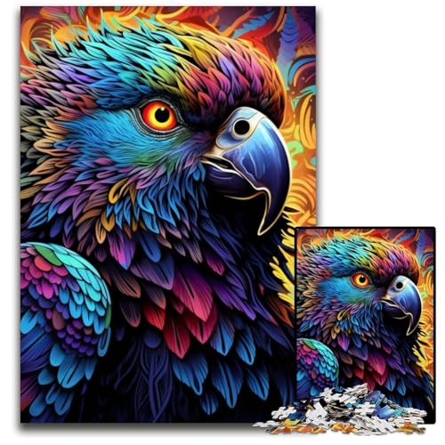 Buntes Papageien-Puzzle 1000 Teile für Erwachsene. Puzzles perfekt für Familienfeiern, Geburtstage, Feiertage, 26x38cm/10,23x14,96 Zoll Buntes Papageien-Puzzle 1000 Teile für Erwachsene. Puzzles perfekt für Familienfeiern, Geburtstage, Feiertage, 26x38cm/10,23x14,96 Zoll von MrChunlong