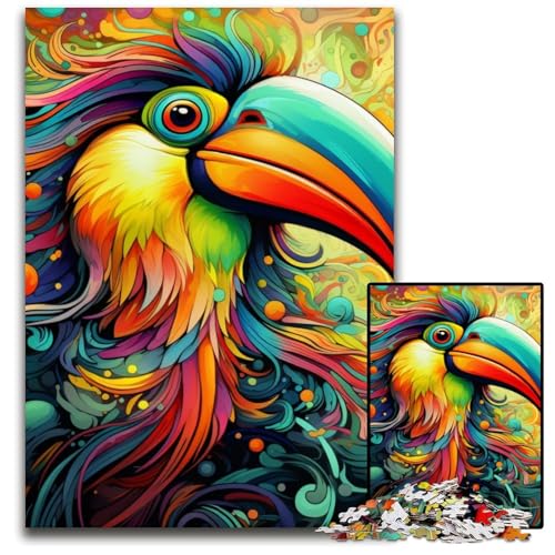 Buntes Specht-Puzzle 1000 Teile für Erwachsene, Holzpuzzle für Erwachsene, ideales DIY-Dekor und Denksport-Geschenk, 50x75cm/19,68x29,52 Zoll Buntes Specht-Puzzle 1000 Teile für Erwachsene, Holzpuzzle für Erwachsene, ideales DIY-Dekor und Denksport-Geschenk, 50x75cm/19,68x29,52 Zoll von MrChunlong
