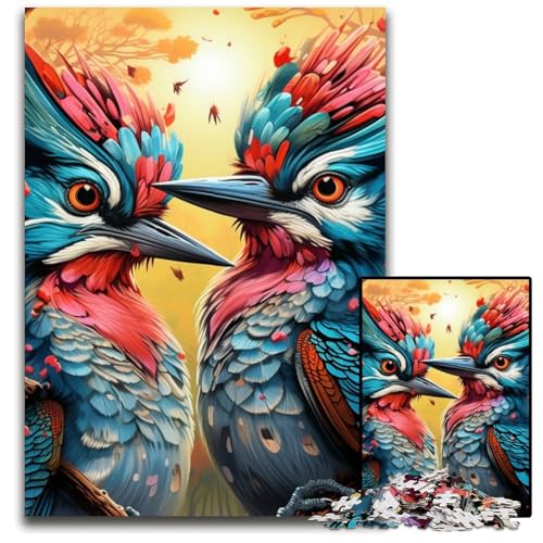 Buntes Specht-Puzzle für Erwachsene, 1000 Teile, Holzpuzzle, anspruchsvolles Denkspiel für Teenager, Spaß für den Familienspieleabend, 50x75cm/19,68x29,52 Zoll Buntes Specht-Puzzle für Erwachsene, 1000 Teile, Holzpuzzle, anspruchsvolles Denkspiel für Teenager, Spaß für den Familienspieleabend, 50x75cm/19,68x29,52 Zoll von MrChunlong