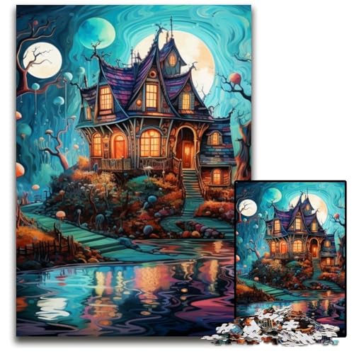 Buntes Spiel, 1000 Teile, Puzzle, Geschenke, Puzzles für Erwachsene, Familienaktivität, Heimdekoration zum Selbermachen, 50x75cm/19,68x29,52 Zoll von MrChunlong