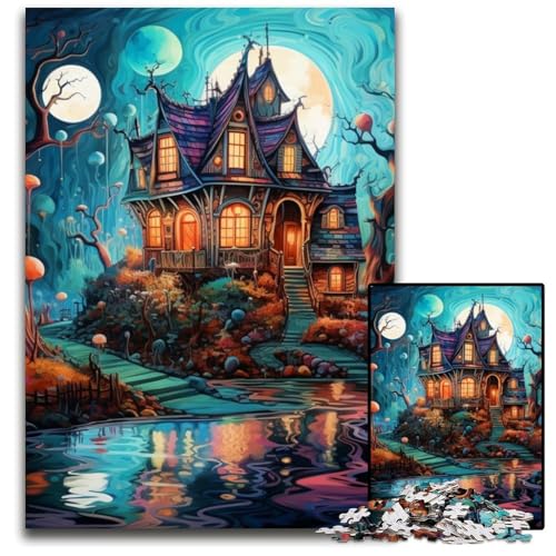 Buntes Spiel, 1000-teiliges Puzzle für Erwachsene, entspannende Unterhaltung, Heimdekoration, 26x38cm/10,23x14,96 Zoll von MrChunlong