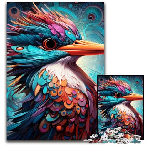 Color Bird 1000-teiliges Puzzle, anspruchsvolles Denkspiel, Familienaktivität, Heimdekoration, 26x38cm/10,23x14,96 Zoll Color Bird 1000-teiliges Puzzle, anspruchsvolles Denkspiel, Familienaktivität, Heimdekoration, 26x38cm/10,23x14,96 Zoll von MrChunlong