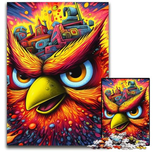 Color Bird 1000-teiliges Puzzle aus Karton, Puzzle für Erwachsene, anspruchsvolles Denkspiel, entspannendes Spielzeug für Teenager, 26x38cm/10,23x14,96 Zoll Color Bird 1000-teiliges Puzzle aus Karton, Puzzle für Erwachsene, anspruchsvolles Denkspiel, entspannendes Spielzeug für Teenager, 26x38cm/10,23x14,96 Zoll von MrChunlong