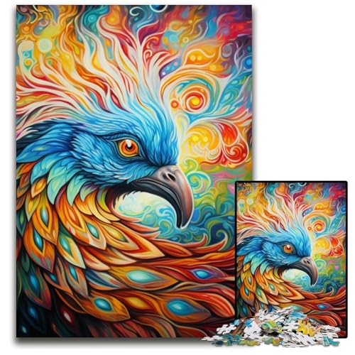 Color Phoenix 1000-teiliges Puzzle für Erwachsene, Holzpuzzle, anspruchsvolles Denkspiel für Teenager, Spaß für den Familienspielabend, 50x75cm/19,68x29,52 Zoll Color Phoenix 1000-teiliges Puzzle für Erwachsene, Holzpuzzle, anspruchsvolles Denkspiel für Teenager, Spaß für den Familienspielabend, 50x75cm/19,68x29,52 Zoll von MrChunlong