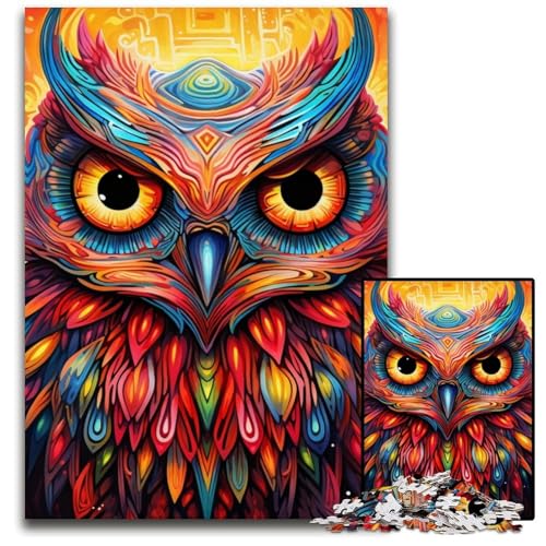 Eule 1000 Teile Puzzle Geschenke Puzzles für Erwachsene Familienaktivität, DIY Heimdekoration, 50x75cm/19,68x29,52 Zoll Eule 1000 Teile Puzzle Geschenke Puzzles für Erwachsene Familienaktivität, DIY Heimdekoration, 50x75cm/19,68x29,52 Zoll von MrChunlong
