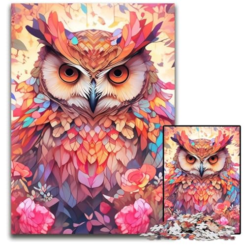 Eulen-Puzzle 1000 Teile für Erwachsene, anspruchsvolle Puzzles, anspruchsvolles DIY-Denkspiel für Teenager, 50x75cm/19,68x29,52 Zoll Eulen-Puzzle 1000 Teile für Erwachsene, anspruchsvolle Puzzles, anspruchsvolles DIY-Denkspiel für Teenager, 50x75cm/19,68x29,52 Zoll von MrChunlong